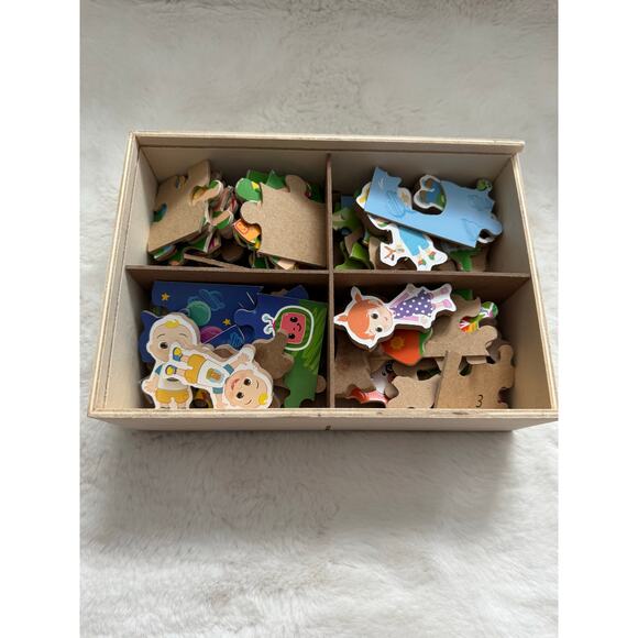 Cocomelon “Let’s Build a Castle” Wooden Puzzle - Picture 2 of 5